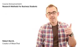 Research Methods For Business Students  Course Announcement