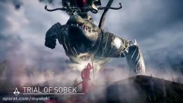 PS4  Assassins Creed Origins Sobek Trailer 2017 Trails of the Gods