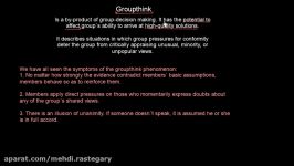 Groupthink  Organisational Behavior  MeanThat