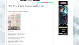 YuGiOh Wave of Light Structure Deck Full Card List Revealed