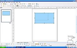 آموزش اپن آفیس دراو  Open Office Draw درس 6  ابزار مربع مستطیل Rectangle t