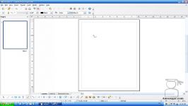 آموزش اپن آفیس دراو  Open Office Draw درس 8  ابزار خط منحنی چند ضلعی Curve