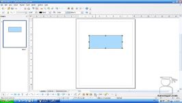 آموزش اپن آفیس دراو  Open Office Draw درس 22  چرخاندن Rotation