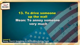 ✪ American Idioms and Phrases with Meanings and Example Lesson 6