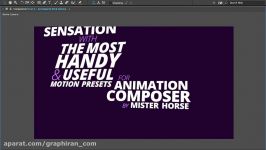 The Most Handy Motion Presets For Animation Composer