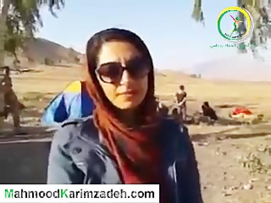 عزت نفس بالای دختر خانم تهرانی وکمک به افراد لزله زده