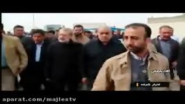 بازدید رئیس مجلس مناطق زلزله زده
