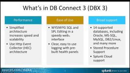 Splunk  What is New in DB Connect 3 DBX 3