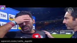 اشک های بوفون پس ناکامی ایتالیا صعود به جام جهانی