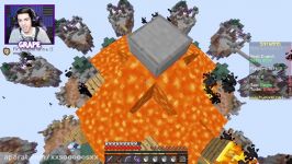 HIDING INSIDE OF LAVA TROLLING Minecraft Skywars