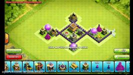 کلش اف کلنز یکی بهترین TH8 پایه دفاعی برای کلان وار+trophy