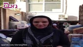 تشکر الهام پاوه نژاد کمک های مردمی برای زلزله زدگان