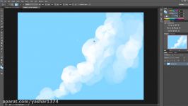 How to paint basic clouds in Photoshop