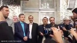 ahmadinejad ma ba larijani ha mokhalefim