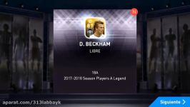 Como conseguir a BECKHAM GRATIS en PES 2018 MOBILE ANDROID