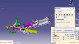 فیکسچر در کتیا + انیمیشن سازی شده یا dmu kinematics