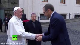 Pope gets Lambo Donates car to rebuild Iraqs Christian region