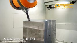 Tire mold High speed cutting by G3020 5 axis gantry machining center APEC