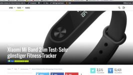 Review mit Verlosung Xiaomi Mi Band 2 im Test  mobile reviews