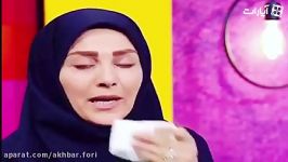 بغض ژیلا صادقی روی آنتن زنده  زلزله