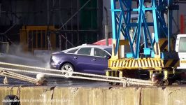 Luxury Cars Being Unloaded From The Salvaged Hoegh Osaka Ship.