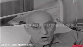 ویدئویی نادر دكتر محمد مصدق سخنانش درباره انگلیس