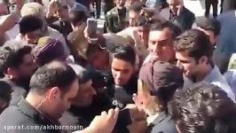 محمود احمدی نژاد در روستای زلزله زده آبدالان میرکی