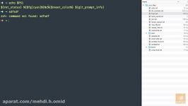 ۳۴  تنظیمات Command Prompt در یونیکس