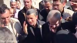 حضور احمدی نژاد در روستای زلزله زده آبدالان میرکی 2