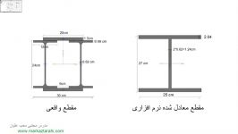 ساخت مقاطع فولادی دوبل در ETABS 2015