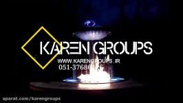 آبنمای آب آتش ویلای آقای مجتهدی www.karengroups.ir