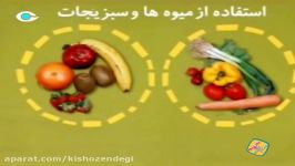 كیش زندگی  تغذیه سالمندی  موشن گرافیك