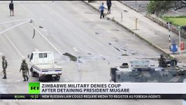 Unrest in Zimbabwe President Mugabe detained but military denies coup