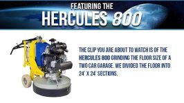 Hercules 800 Garage Floor Test