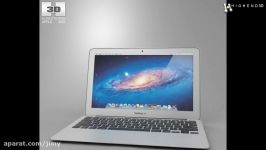 Apple MacBook Air 11 inch 2012 3D Model From CreativeCrash.com