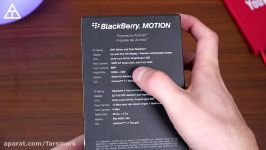 ویدیو آنباکس  جعبه گشایی گوشی BlackBerry Motion