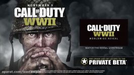 تریلر Reveal بازی Call of Duty® WWII