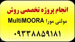 انجام پروژه روش MULTIMOORA مولتی مورا