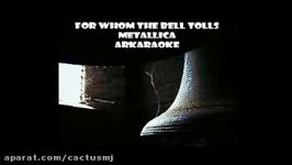 For Whom The Bell Tolls  Metallica Karaoke