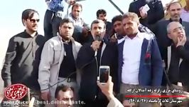محمود احمدی نژاد در جمع اهالی روستای مرزی زلزله زده آبدالان ازگله