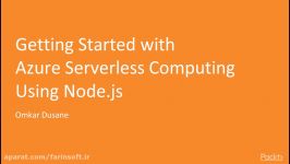 آموزش نوشتن ارائه برنامه های Azure Serverless استف