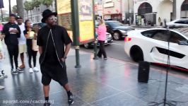 will.i.am surprises street performer