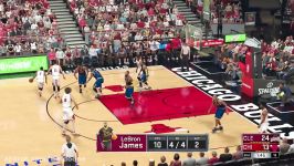 گیم پلی بازی NBA 2K17 Cavs vs Bulls در PS4  نتدونه