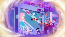 EQUESTRIA GIRLS MINI SERIES OVER POWERED SUNSET READS EERYONES MINDS