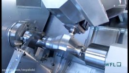 HYPNOTIC Video of Extreme CNC Machine in Action Manufacturing Complex Part WFL MillTurn M120