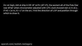 Celestial Navigation  Latitude by Pole Star   Part 2  Solved Example