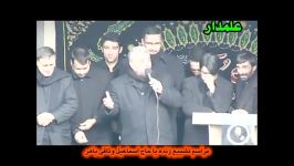 حاج ابراهیم رهبر  تشیع جنازه حاج اسماعیل وثاقی