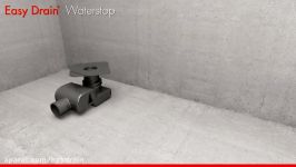 Linear shower drain installation – Easy Drain Waterstop English