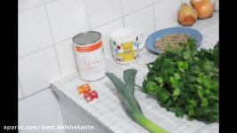 How To Make Vegetable Pottage AASH  آموزش پخت آش ساده یا شوربا