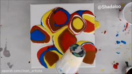 اکرلیک کانال هنری تدریس نقاشی طیبه شادالو